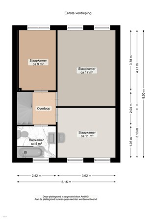 Floorplan - Ratelaarweg 9, 9753 BD Haren Gn